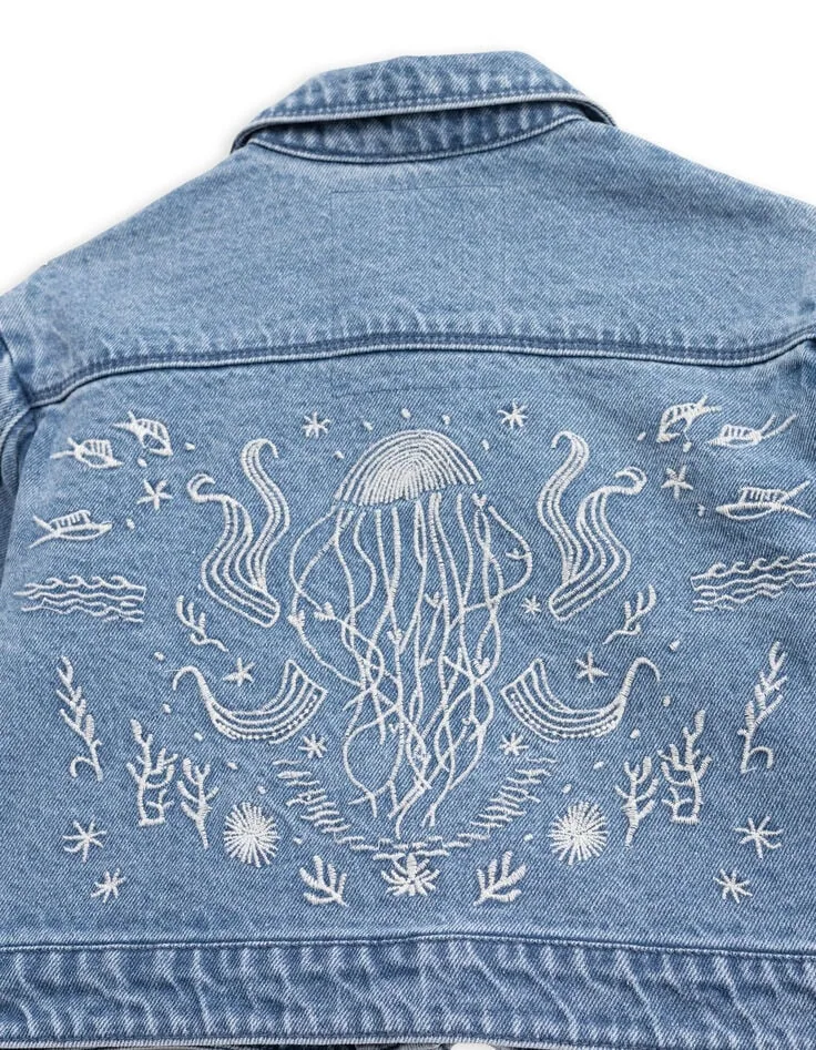 Broderie sur veste personnalisée